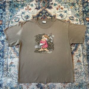Vintage Disney Grumpy Snow White Dwarf T-shirt Size XL